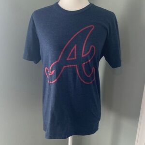 Mizuno Atlanta Braves Navy Performance Tee